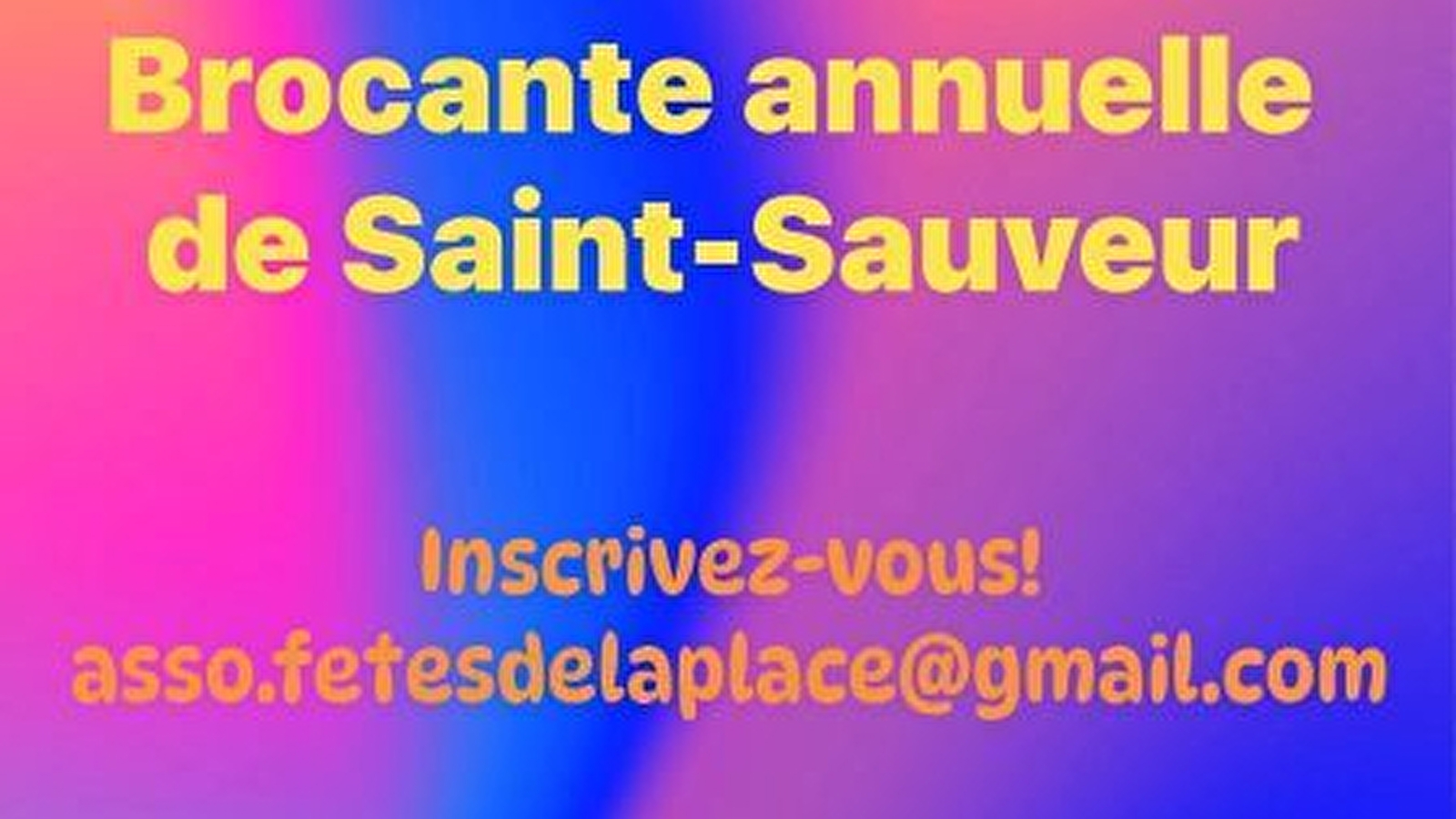Brocante fête de la musique